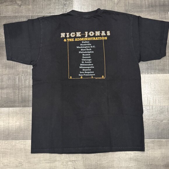 Nick Jonas & The Administration Tour Shirt Size:L - Picture 3 of 3